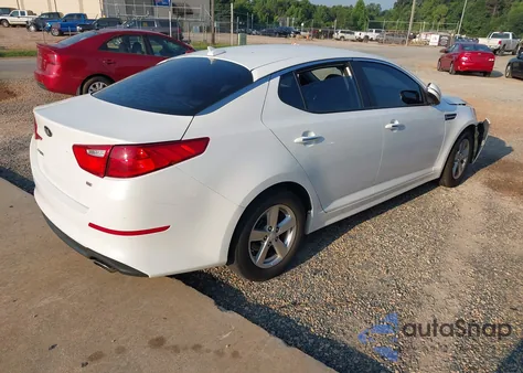 2014 Kia Optima Lx z USA, uszkodzony, nr VIN 5XXGM4A75EG265802